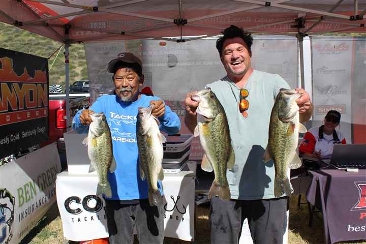 Ed and Cory 1St with 19.33 Lbs.