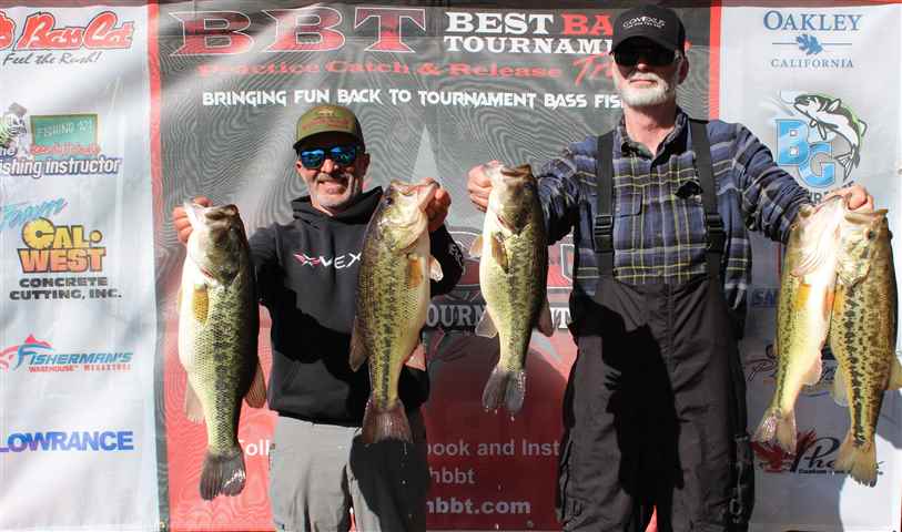 Jason Domingos and Jim Slusher 29.25 lbs. Big Fish 8.14 lbs.