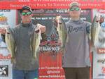 1st Place Tim and TJ Sharpe 14.15 lbs. 